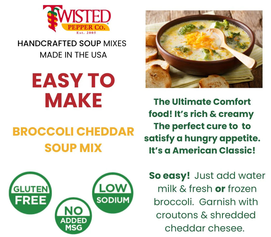 BROCCOLI CHEDDAR DRY SOUP MIX