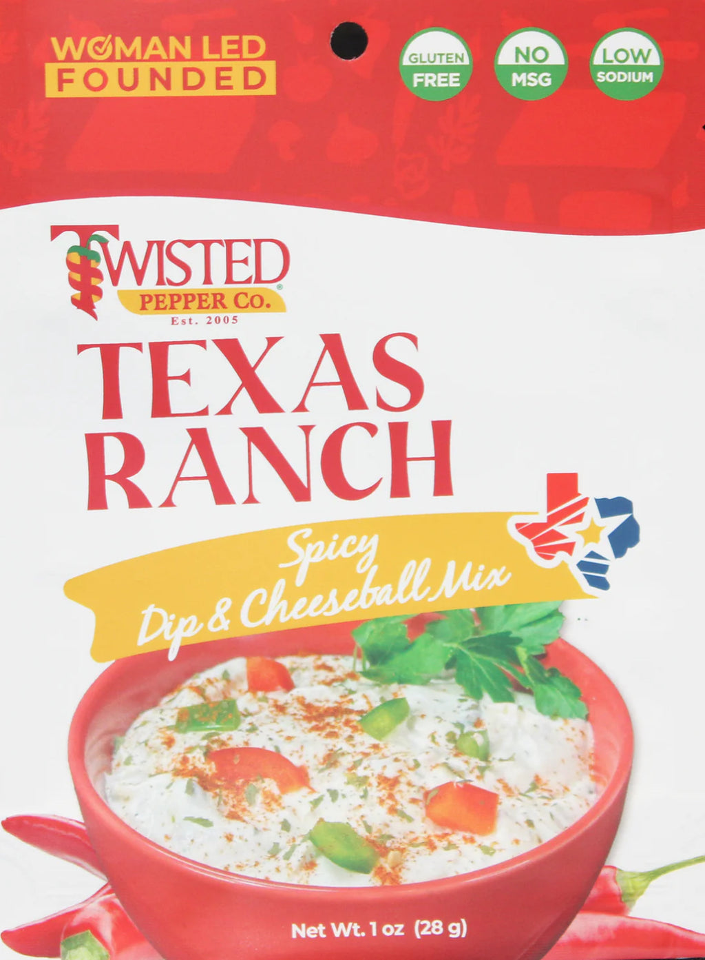 TEXAS RANCH DIP OR CHEESEBALL MIX "SPICY"