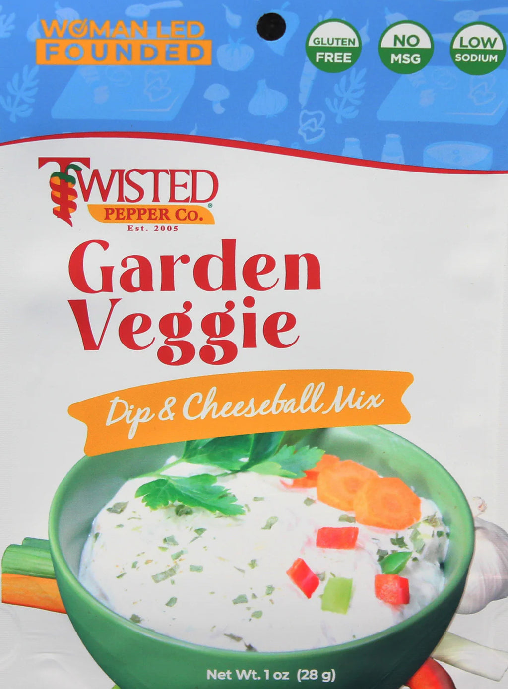 GARDEN VEGGIE DIP MIX OR CHEESEBALL MIX
