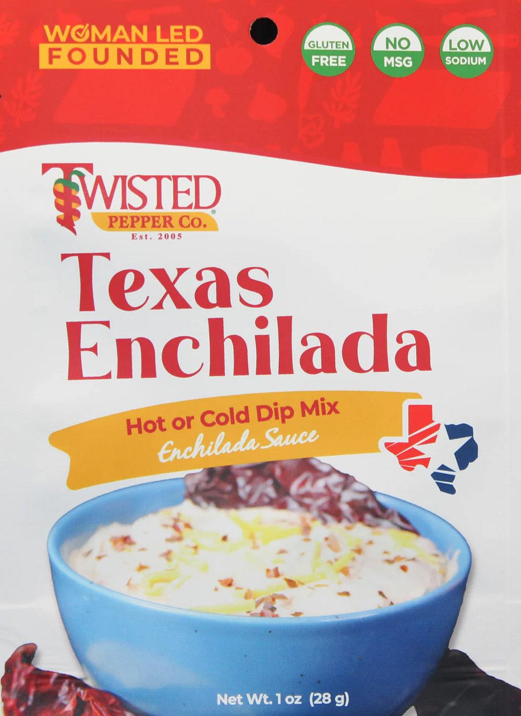 TEXAS ENCHILADA DIP MIX OR CHEESEBALL MIX