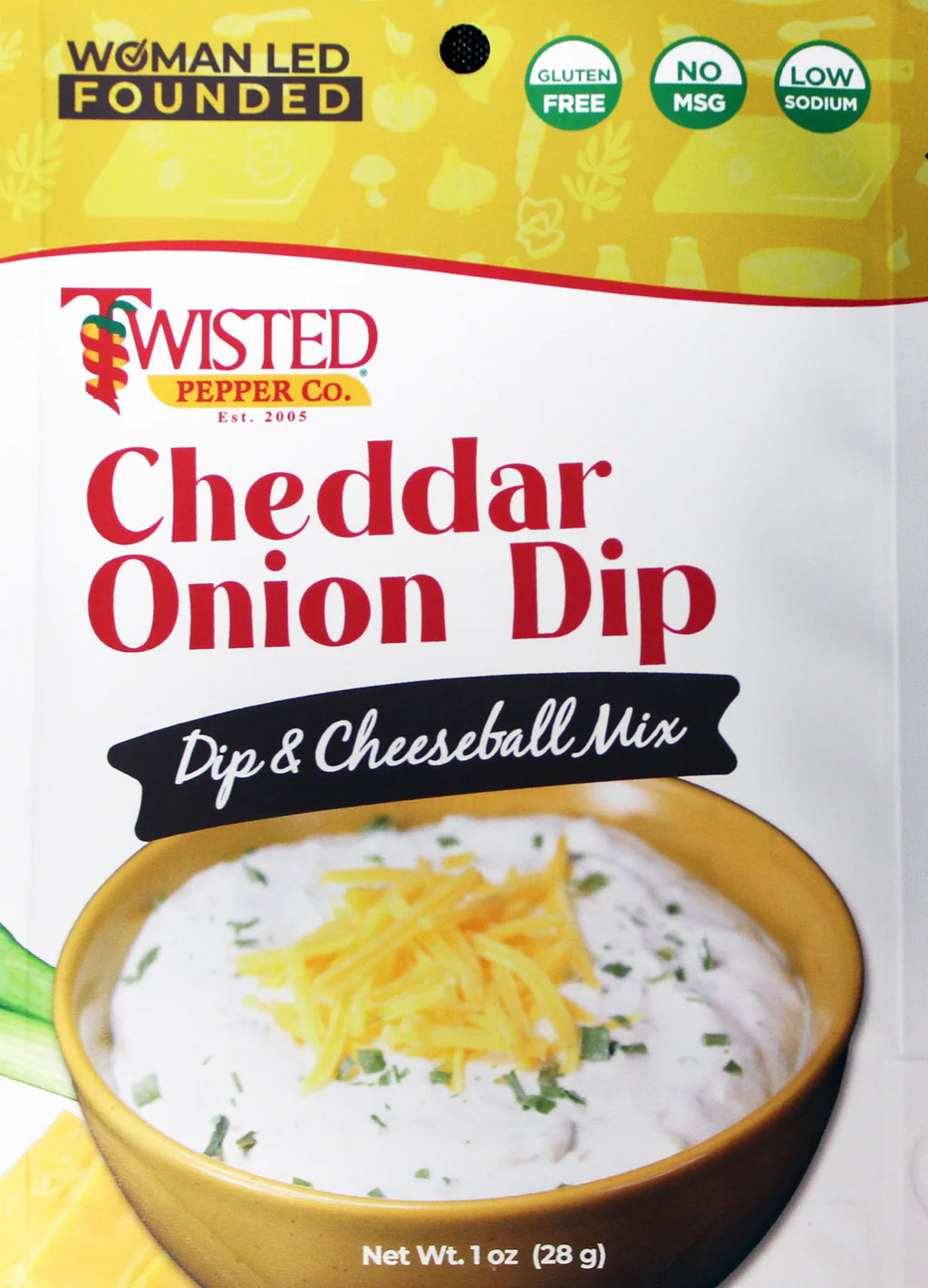 CHEDDAR ONION DIP MIX/CHEESEBALL MIX