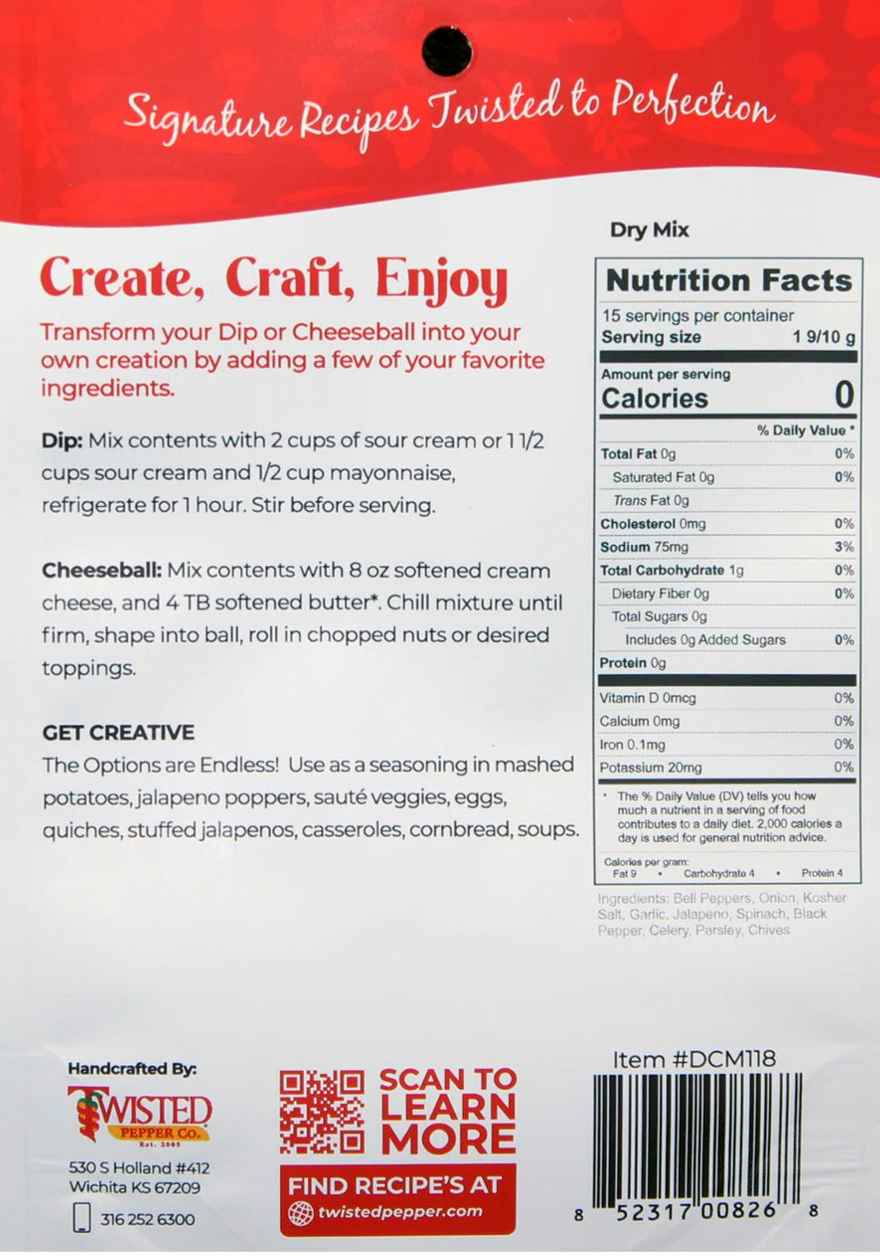 JALAPENO VEGGIE DIP AND CHEESEBALL MIX