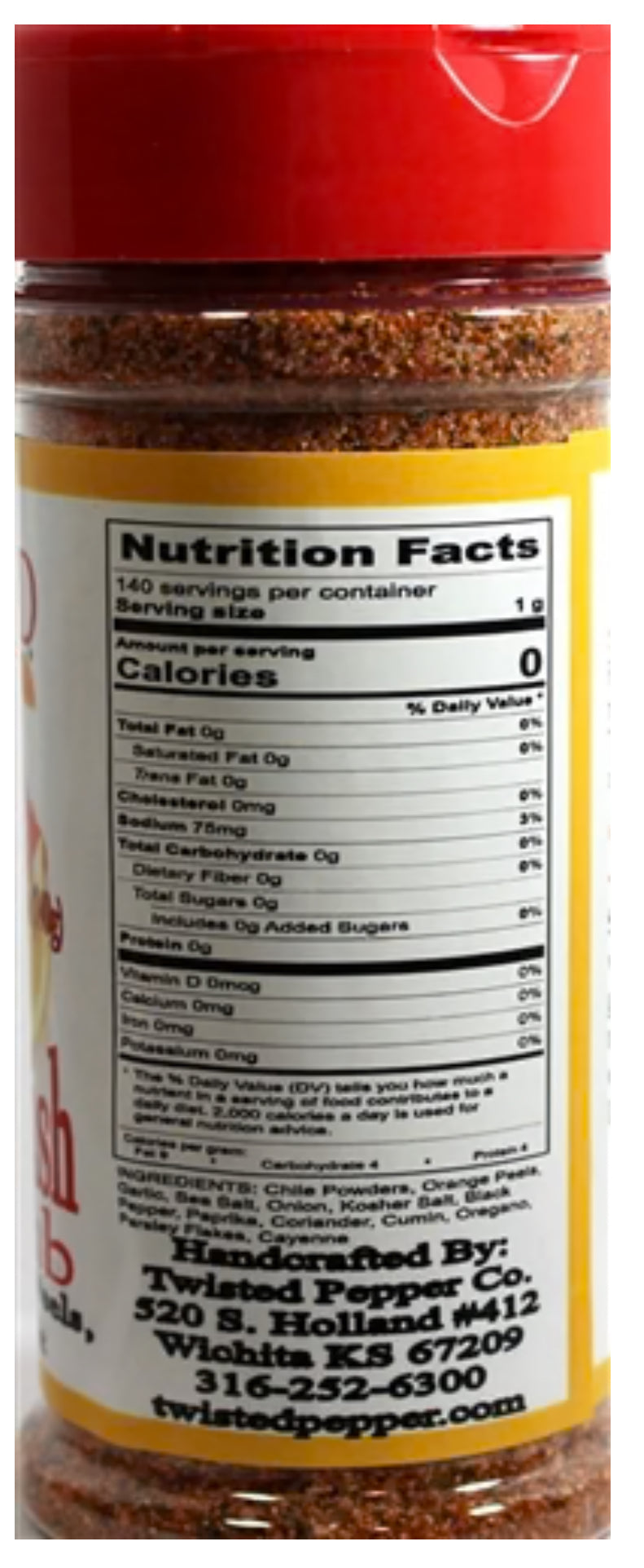 SALMON / FISH CHILE RUB SEASONING 5 OZ