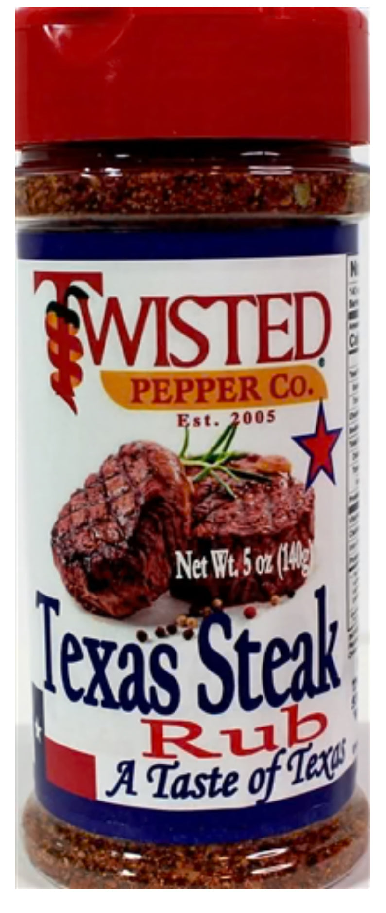TEXAS STEAK RUB SEASONING 5 OZ