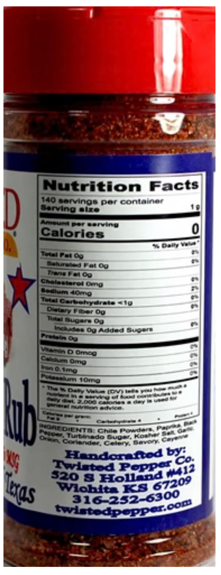 TEXAS STEAK RUB SEASONING 5 OZ