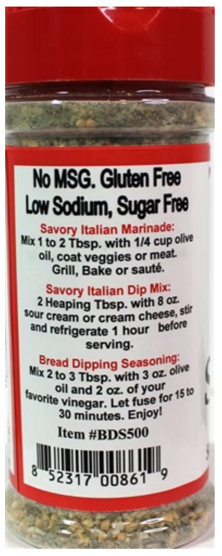 SAVORY ITALIAN SEASONING 4.0 OZ