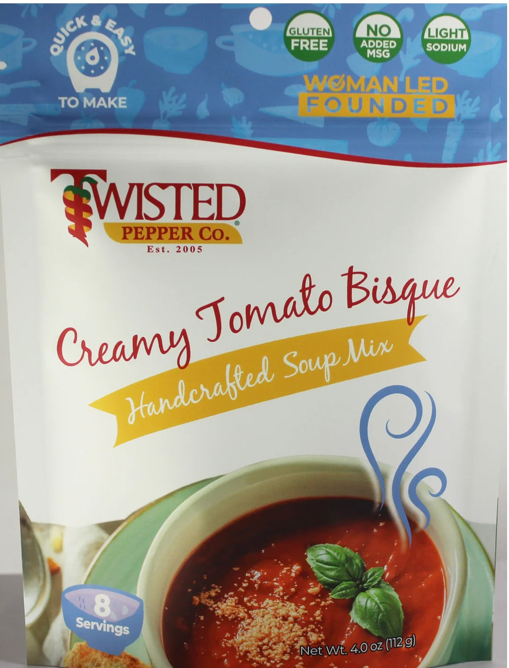 CREAMY TOMATO & BASIL BISQUE
