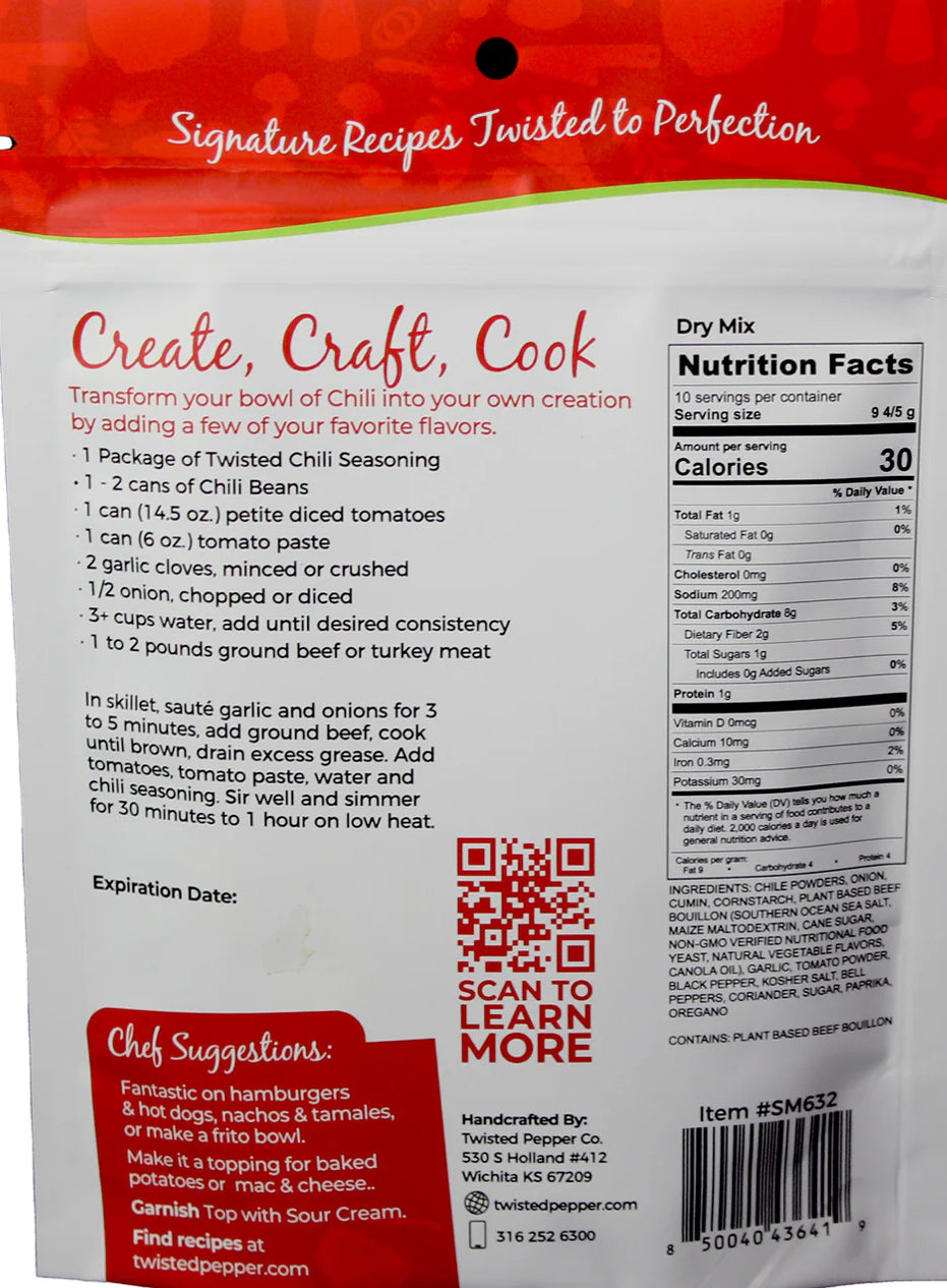 TWISTED CHILI DRY SEASONING MIX