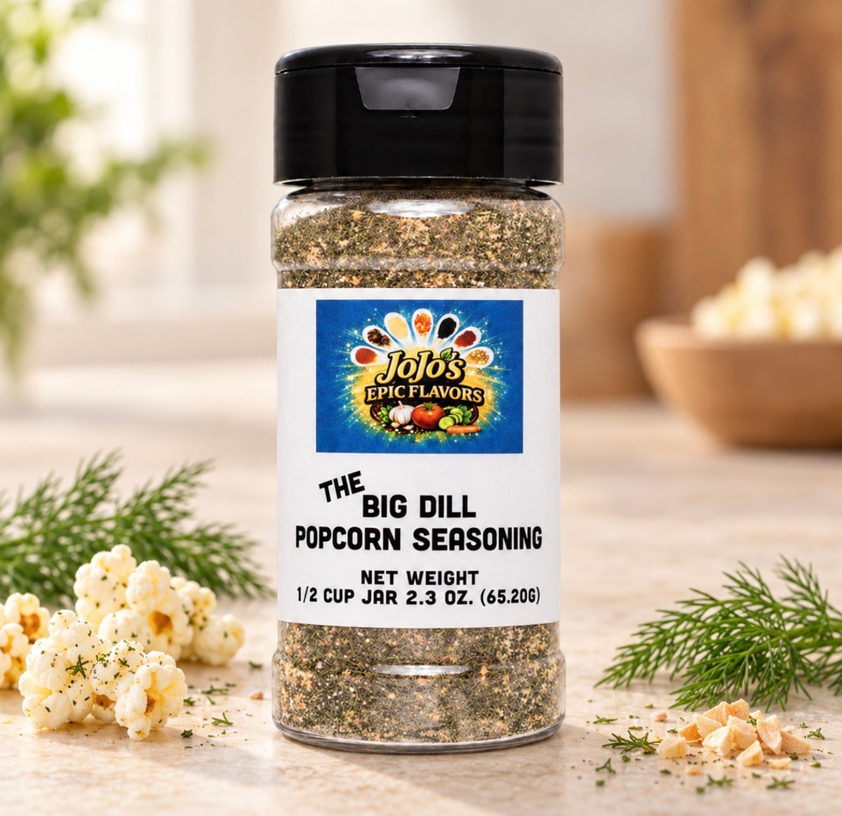 The Big Dill Seasoning Poporn Seasoning 1/2 Cup