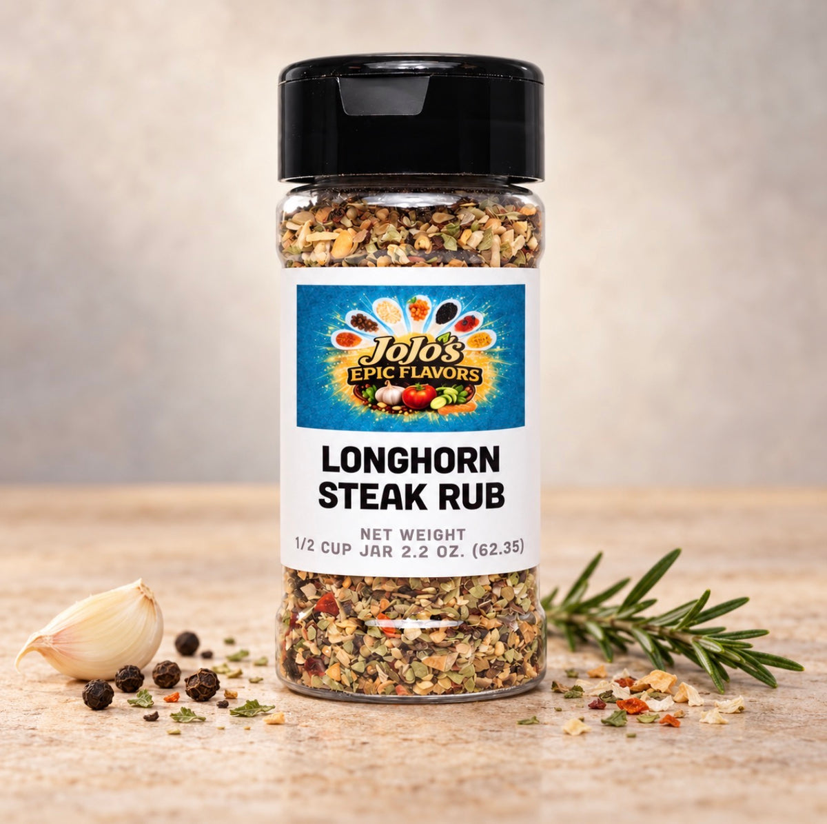 LONGHORN STEAK RUB 1/2 Cup