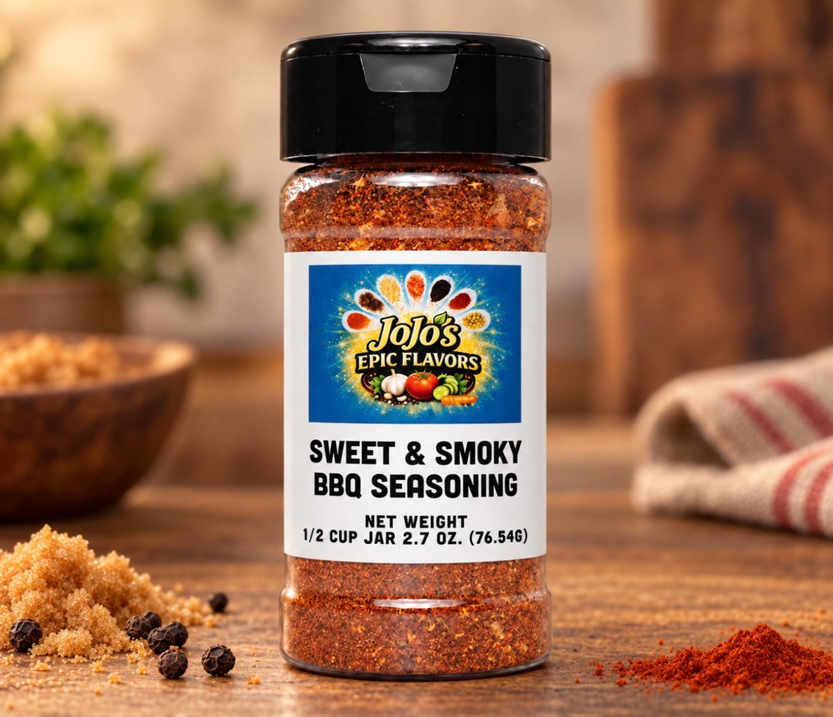 SWEET & SMOKY BBQ SEASONING 1/2 Cup