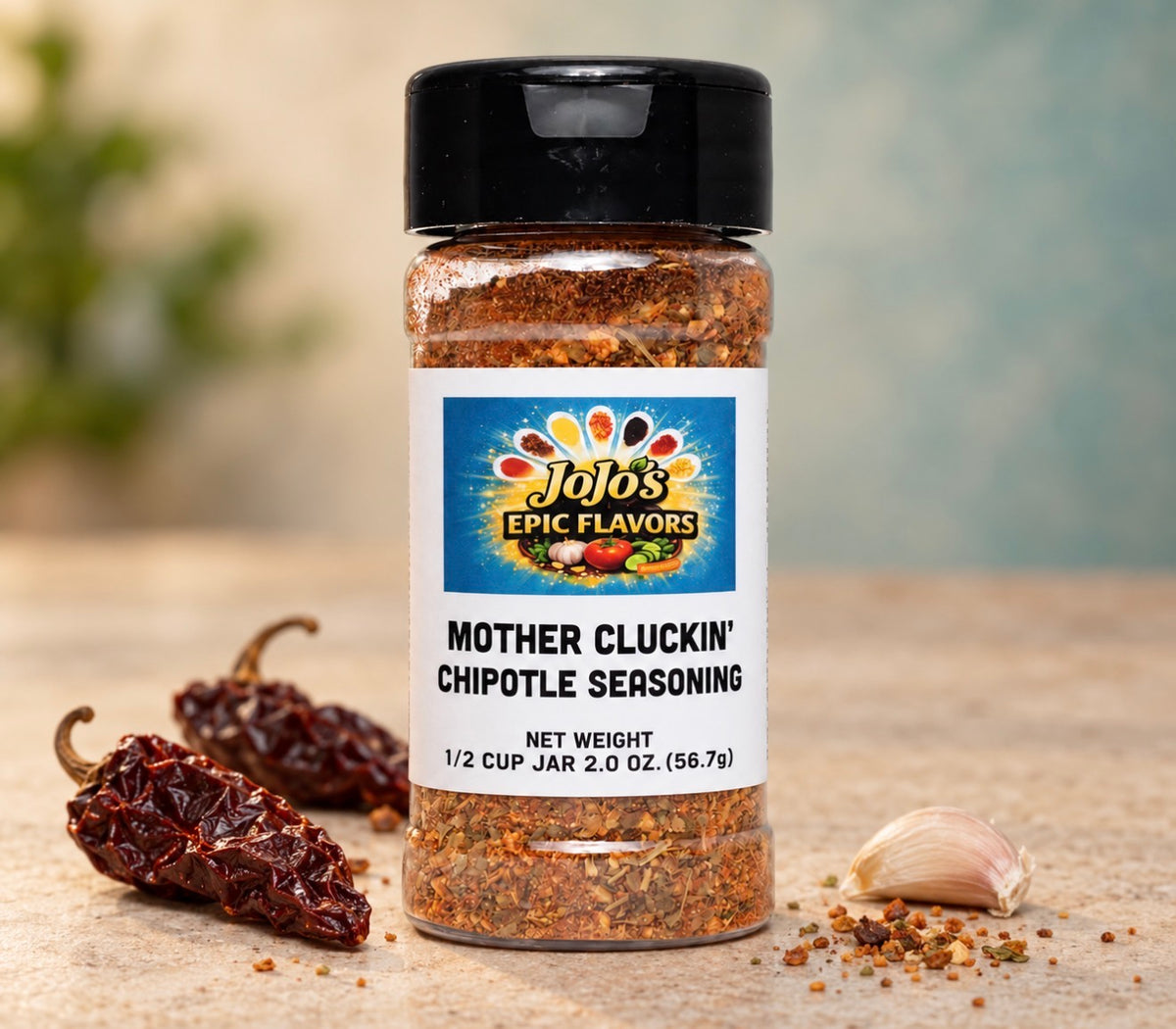 MOTHER CLUCKIN' CHIPOTLE SEASONING 1/2 Cup